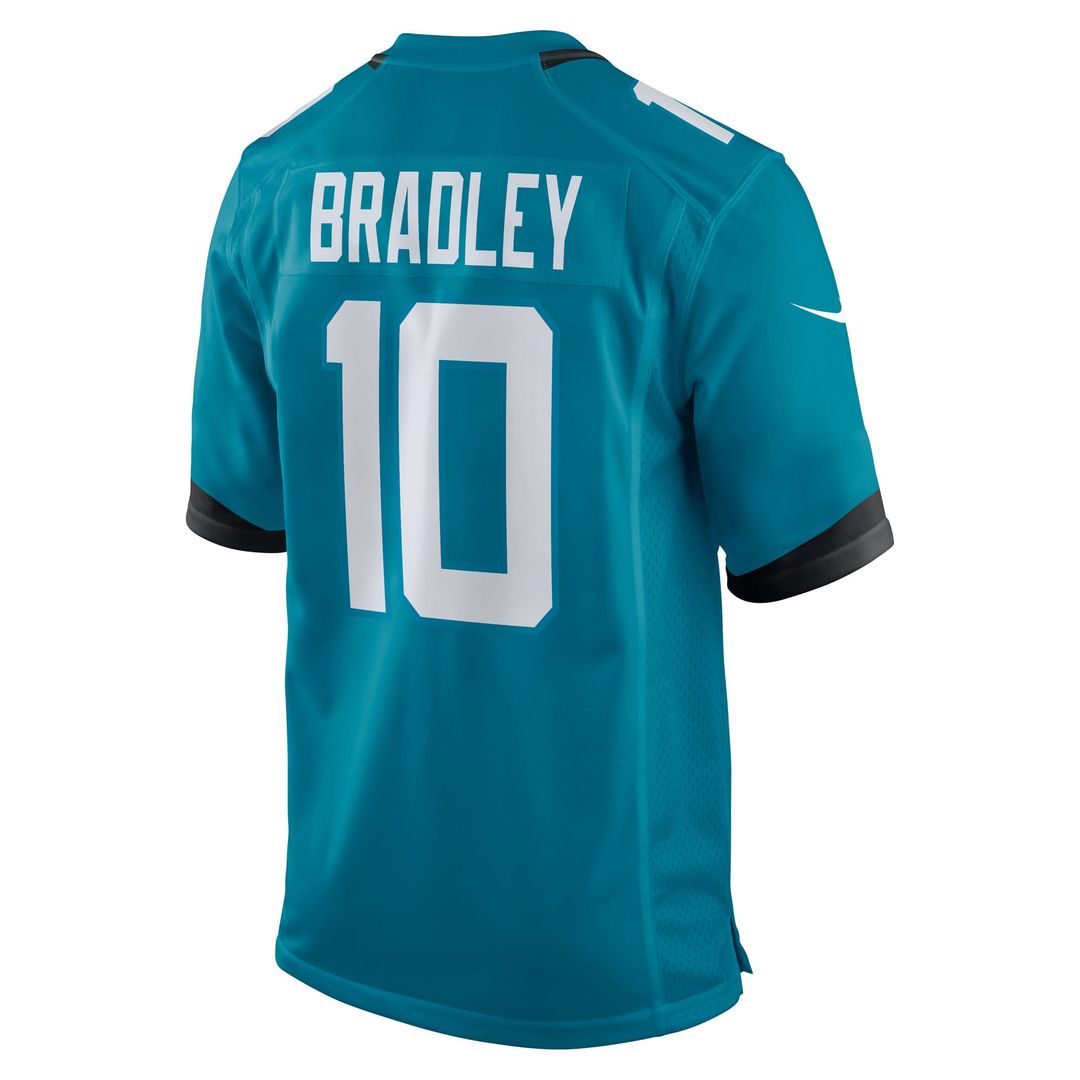 Jacksonville Jaguars Carter Bradley Nike Teal Game Jersey product image 3