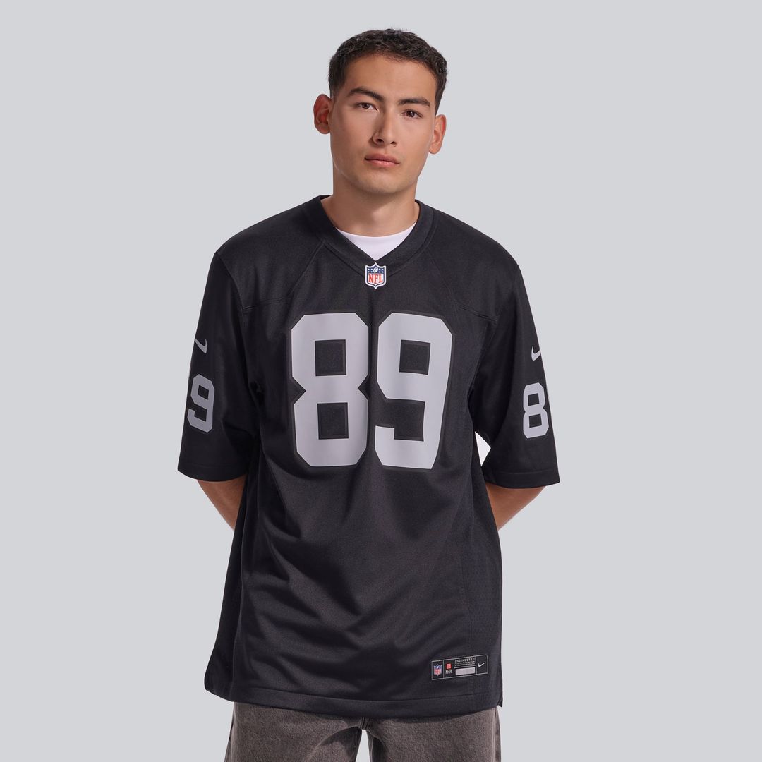 Las Vegas Raiders Brock Bowers Nike Black Game Jersey product image 16