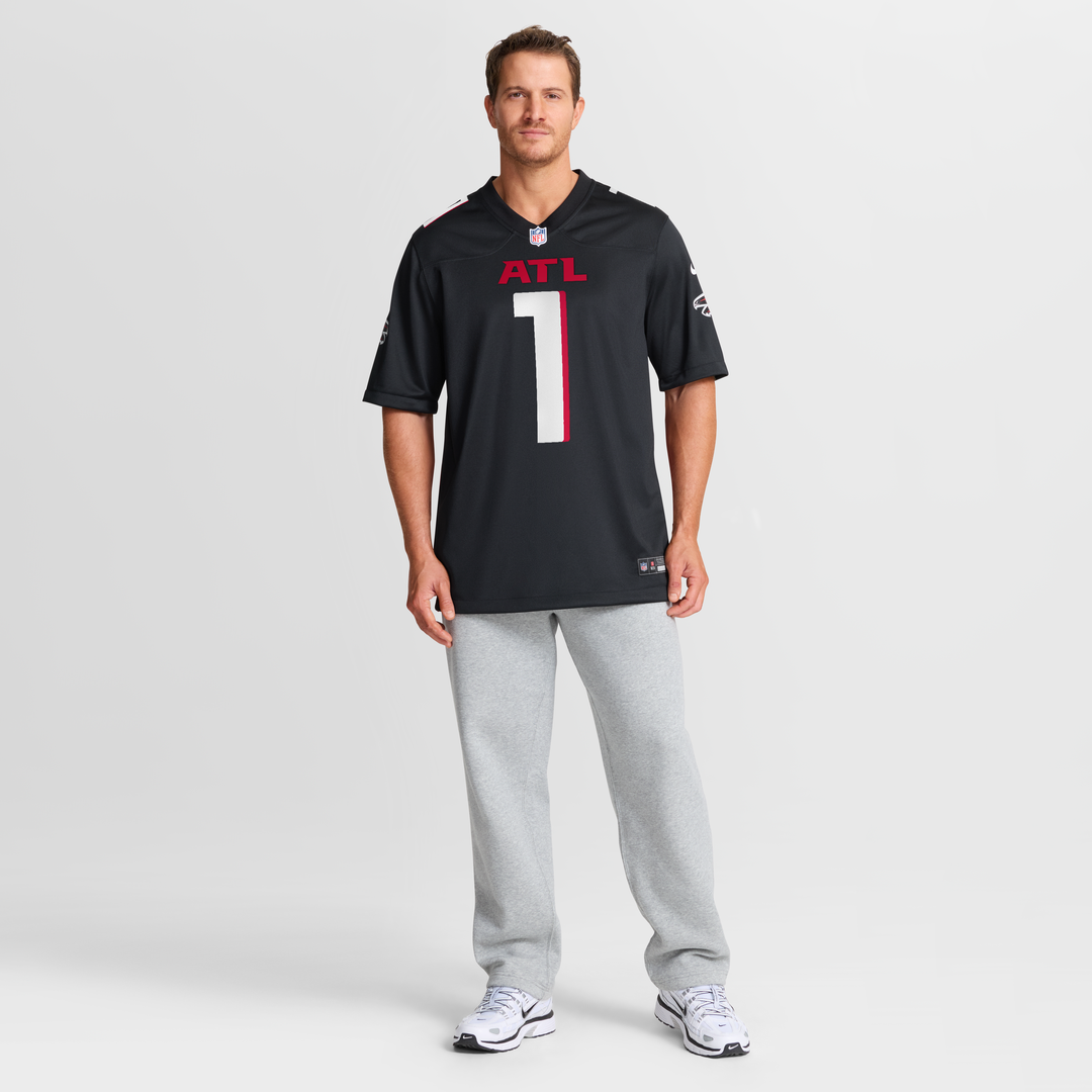 Atlanta Falcons Number 1 Groom Nike Black Game Jersey product image 7