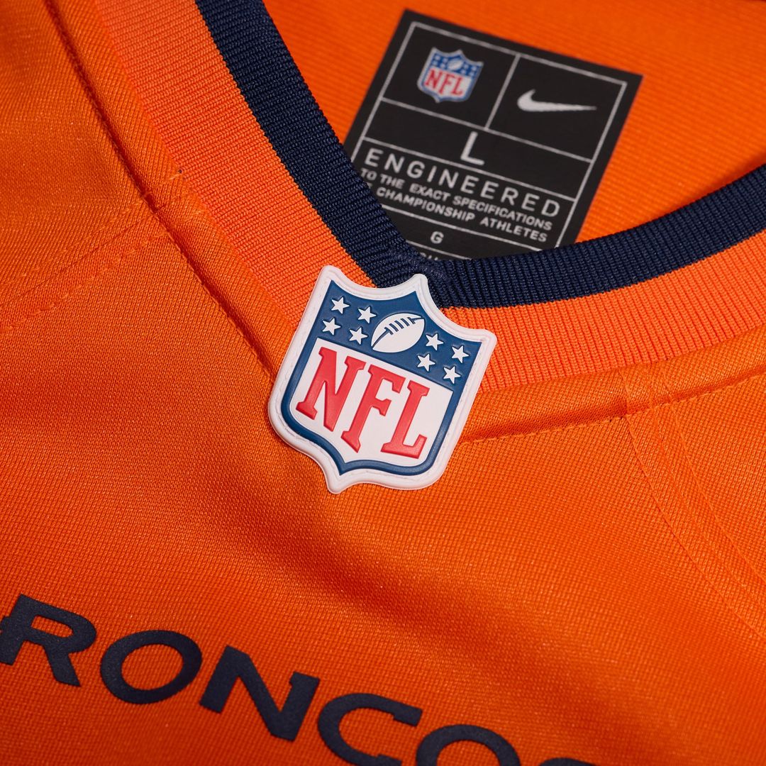 Denver Broncos Frank Crum Nike Orange Game Jersey product image 4