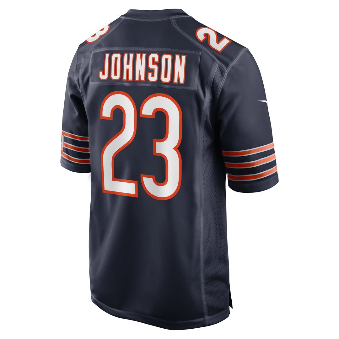 Chicago Bears Roschon Johnson Nike Navy Game Jersey product image 3