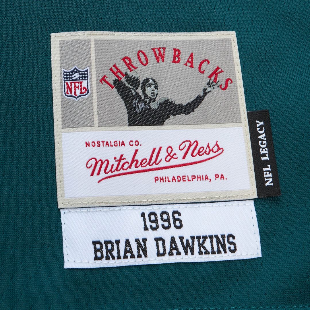 Philadelphia Eagles Brian Dawkins Mitchell & Ness Green product image 10