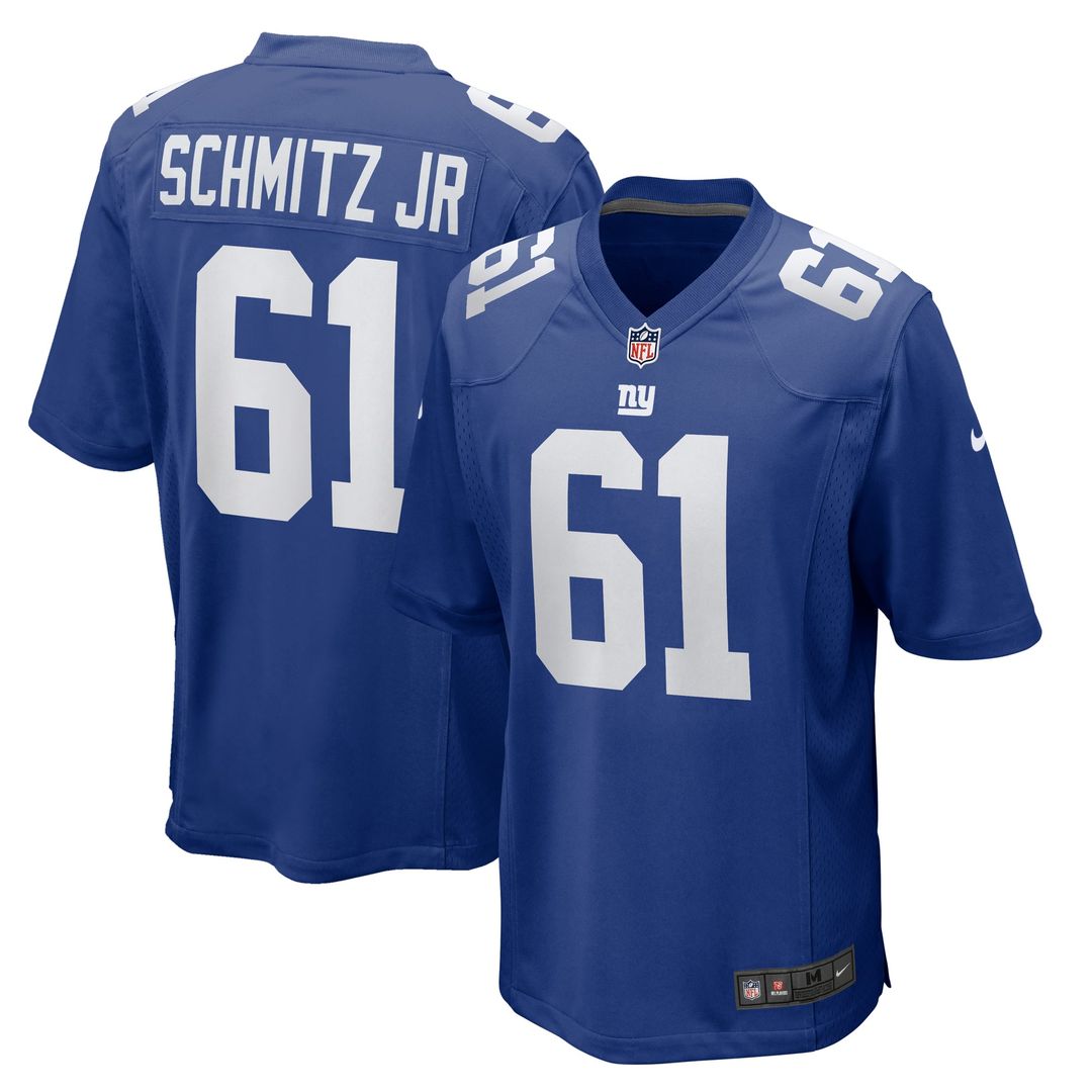 New York Giants John Michael Schmitz Jr. Nike Royal Game product image 1