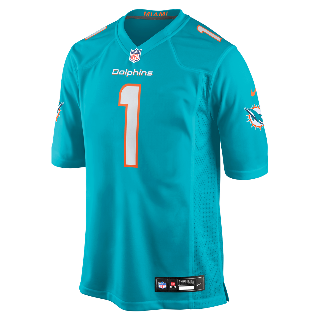 Miami Dolphins Chris Johnson Nike Aqua Game Jersey product image 2