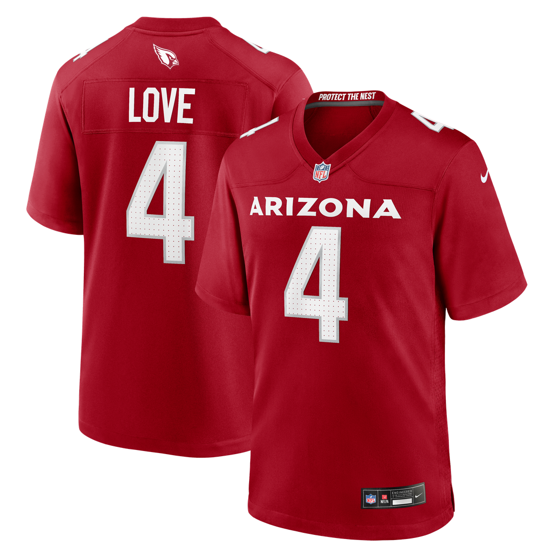 Arizona Cardinals Jeremiyah Love Nike White Game Jersey product image 7