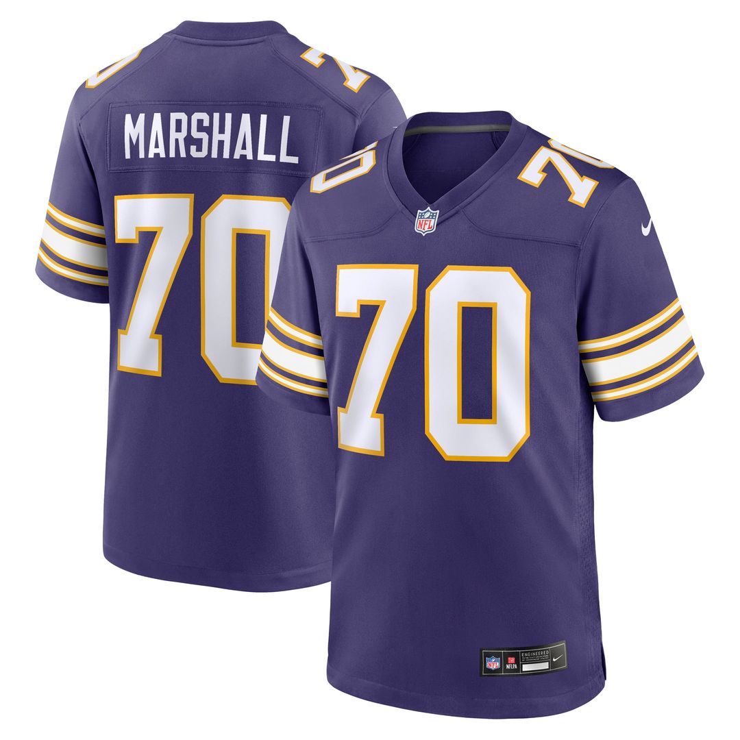Minnesota Vikings Jim Marshall Nike Purple Retired Player product image 1