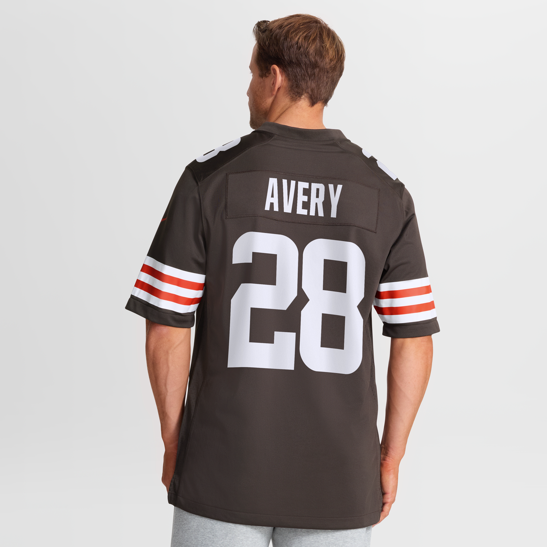 Cleveland Browns Tre Avery Nike Brown Game Jersey product image 5
