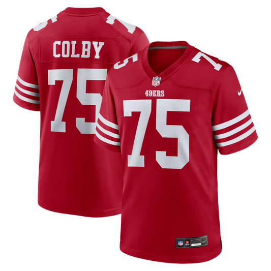 San Francisco 49ers Connor Colby Nike Scarlet Game Jersey product image 1
