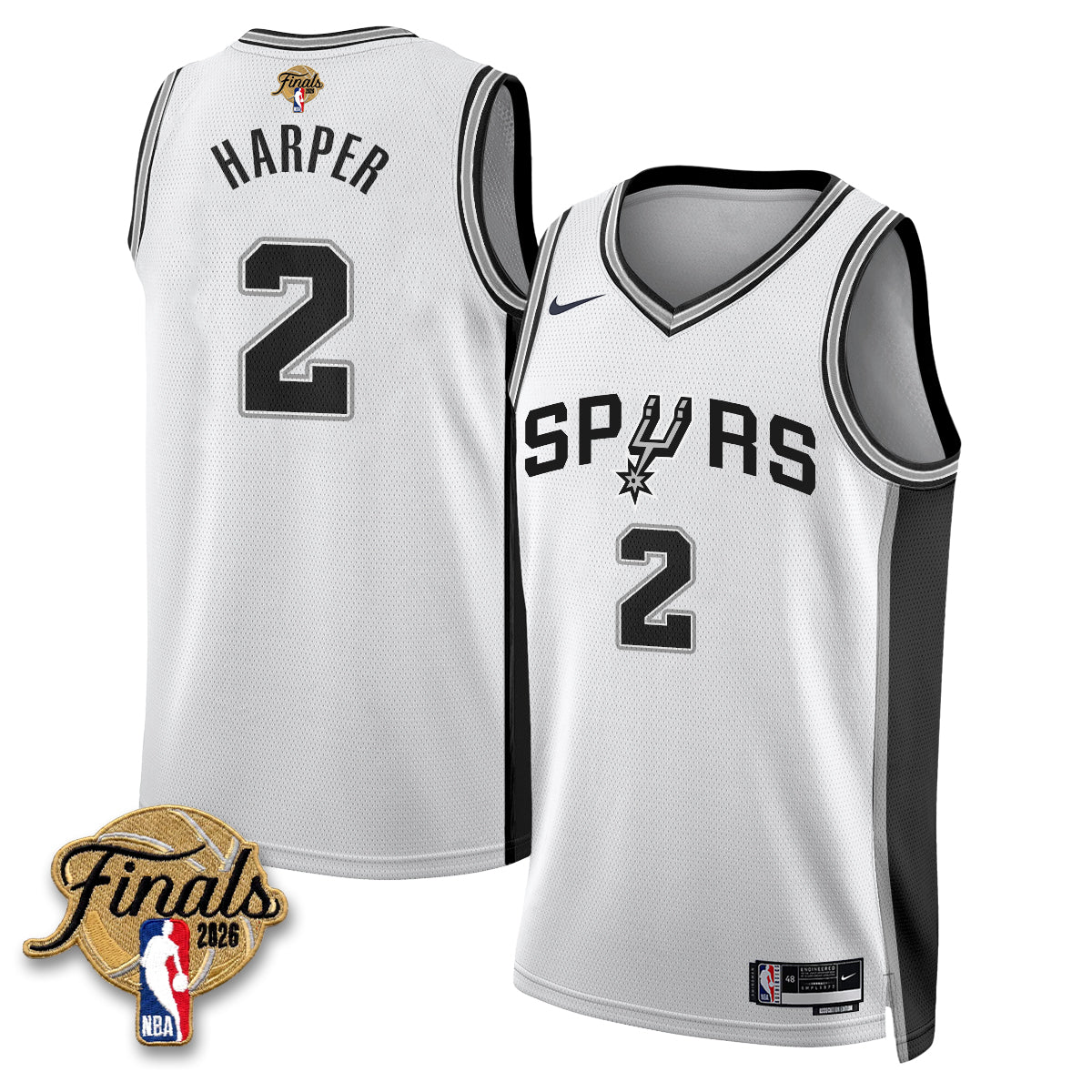 SAS 2026 NBA Western Conference Champions Vapor Jersey V2- Stitched product image 6, provided for visual reference and