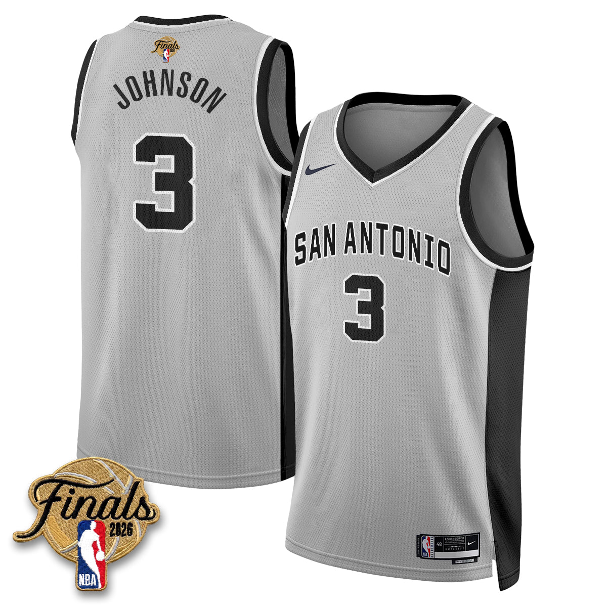 SAS 2026 NBA Western Conference Champions Vapor Jersey V2- Stitched product image 32, provided for visual reference and