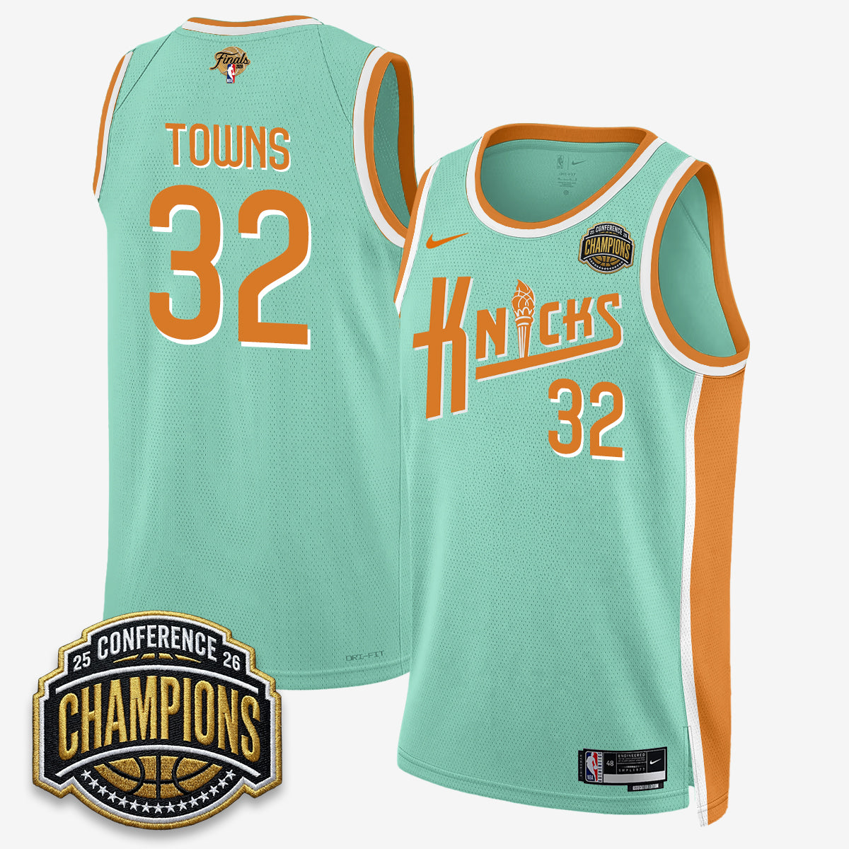 NYK 2026 Eastern Conference Champions Special Edition Jersey V2- Stitched product image 20, provided for visual reference