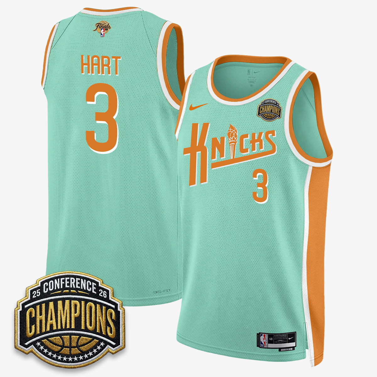 NYK 2026 Eastern Conference Champions Special Edition Jersey V2- Stitched product image 23, provided for visual reference
