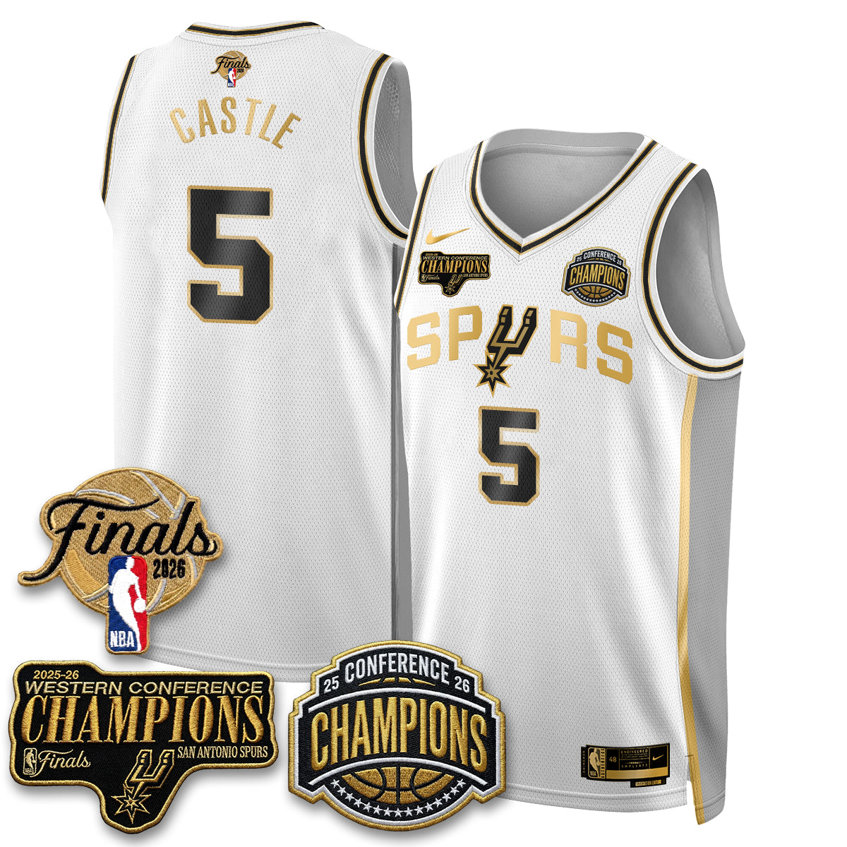 SAS 2026 NBA Western Conference Champions Vapor Special Edition Jersey - Stitched (1) product image 31, provided for visual