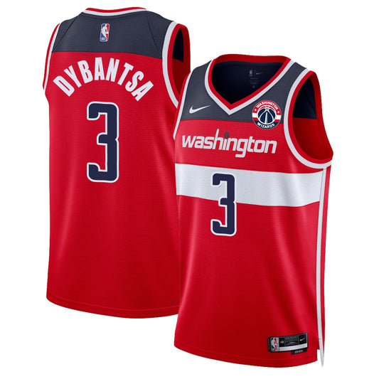 WAS 2026 Basketball Draft Pick #1 Vapor Jersey - Stitched product image 1, provided for visual reference and product detail