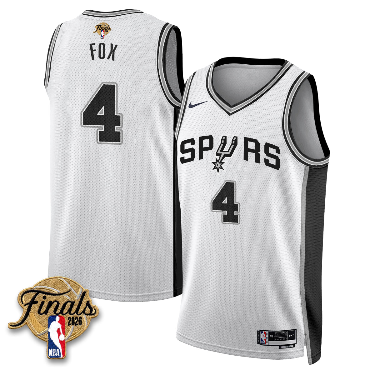 SAS 2026 NBA Western Conference Champions Vapor Jersey V2- Stitched product image 2, provided for visual reference and