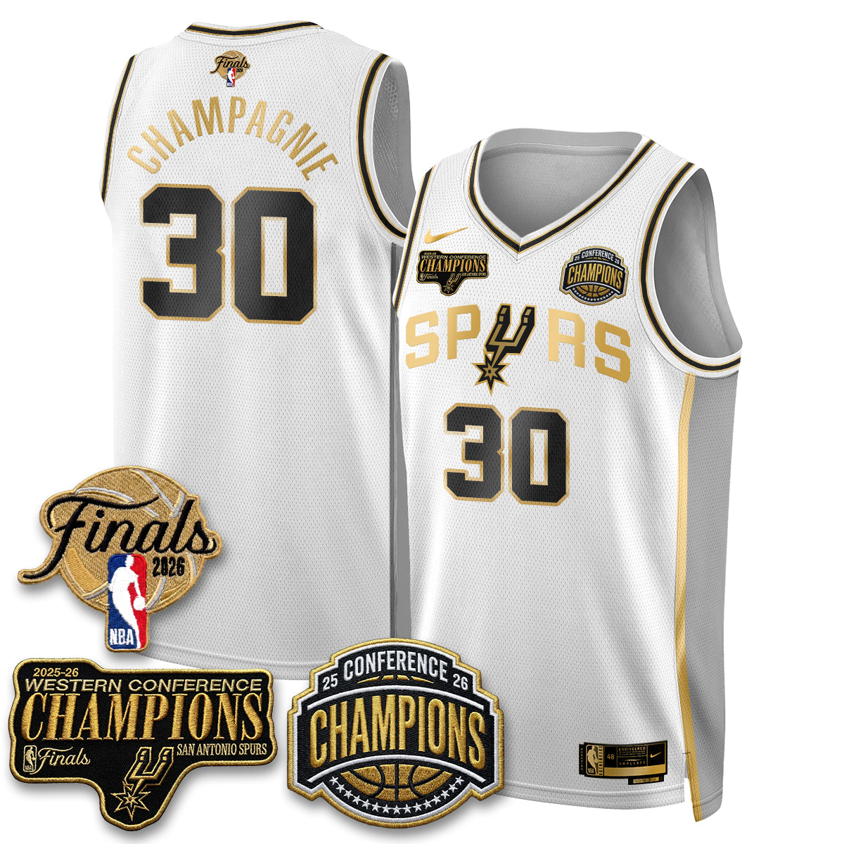 SAS 2026 NBA Western Conference Champions Vapor Special Edition Jersey - Stitched (1) product image 35, provided for visual