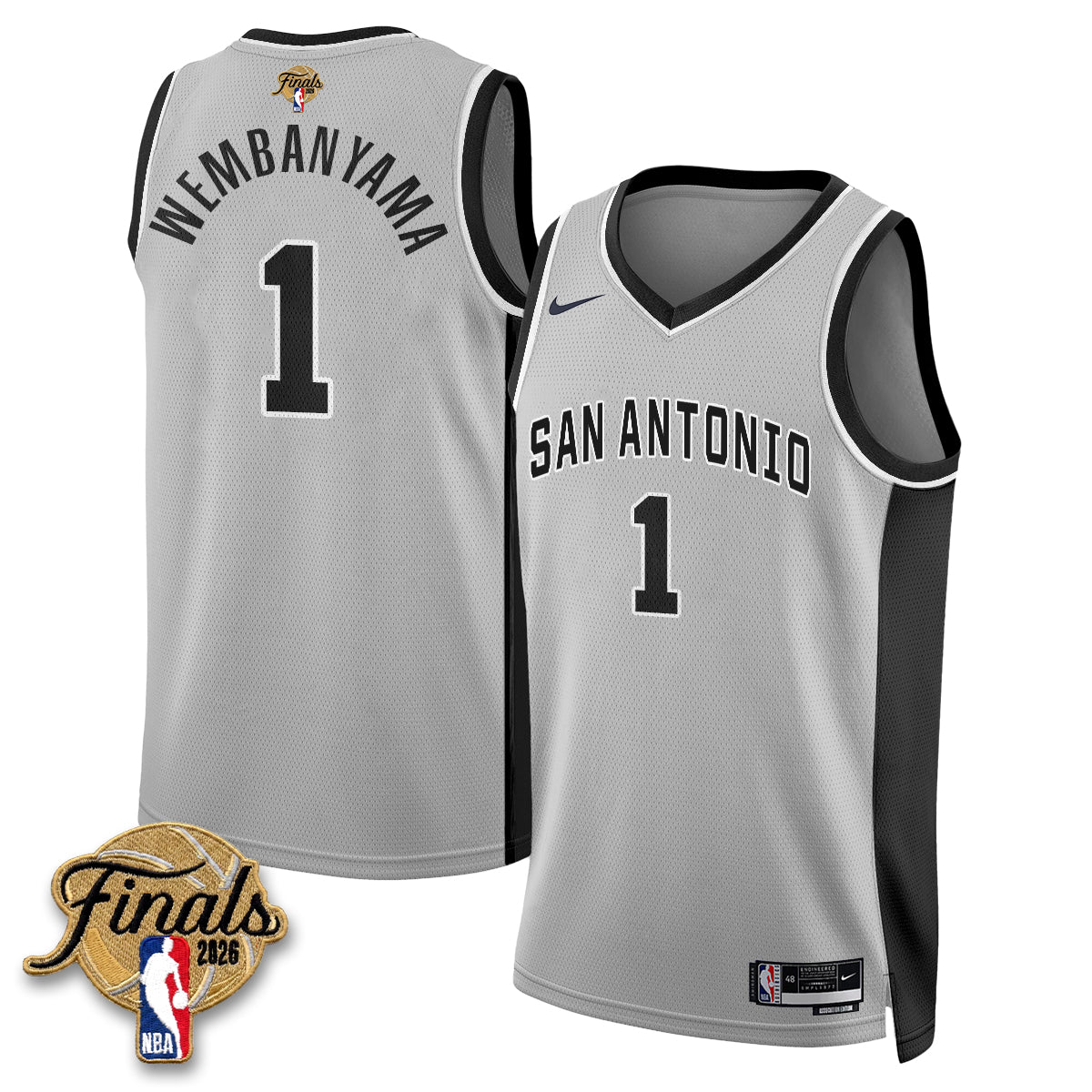 SAS 2026 NBA Western Conference Champions Vapor Jersey V2- Stitched product image 28, provided for visual reference and