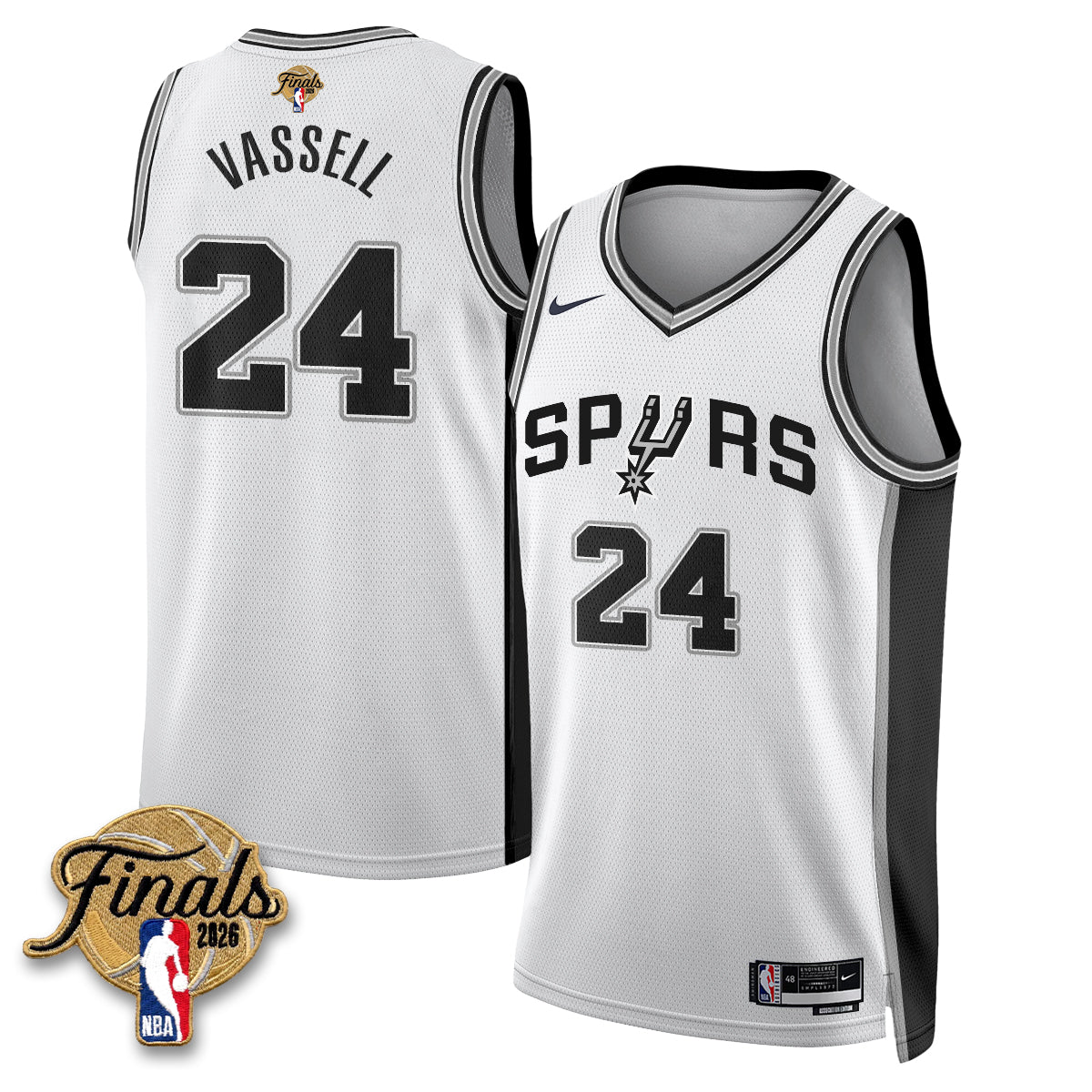 SAS 2026 NBA Western Conference Champions Vapor Jersey V2- Stitched product image 3, provided for visual reference and