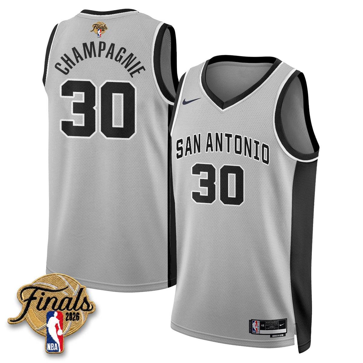 SAS 2026 NBA Western Conference Champions Vapor Jersey V2- Stitched product image 35, provided for visual reference and