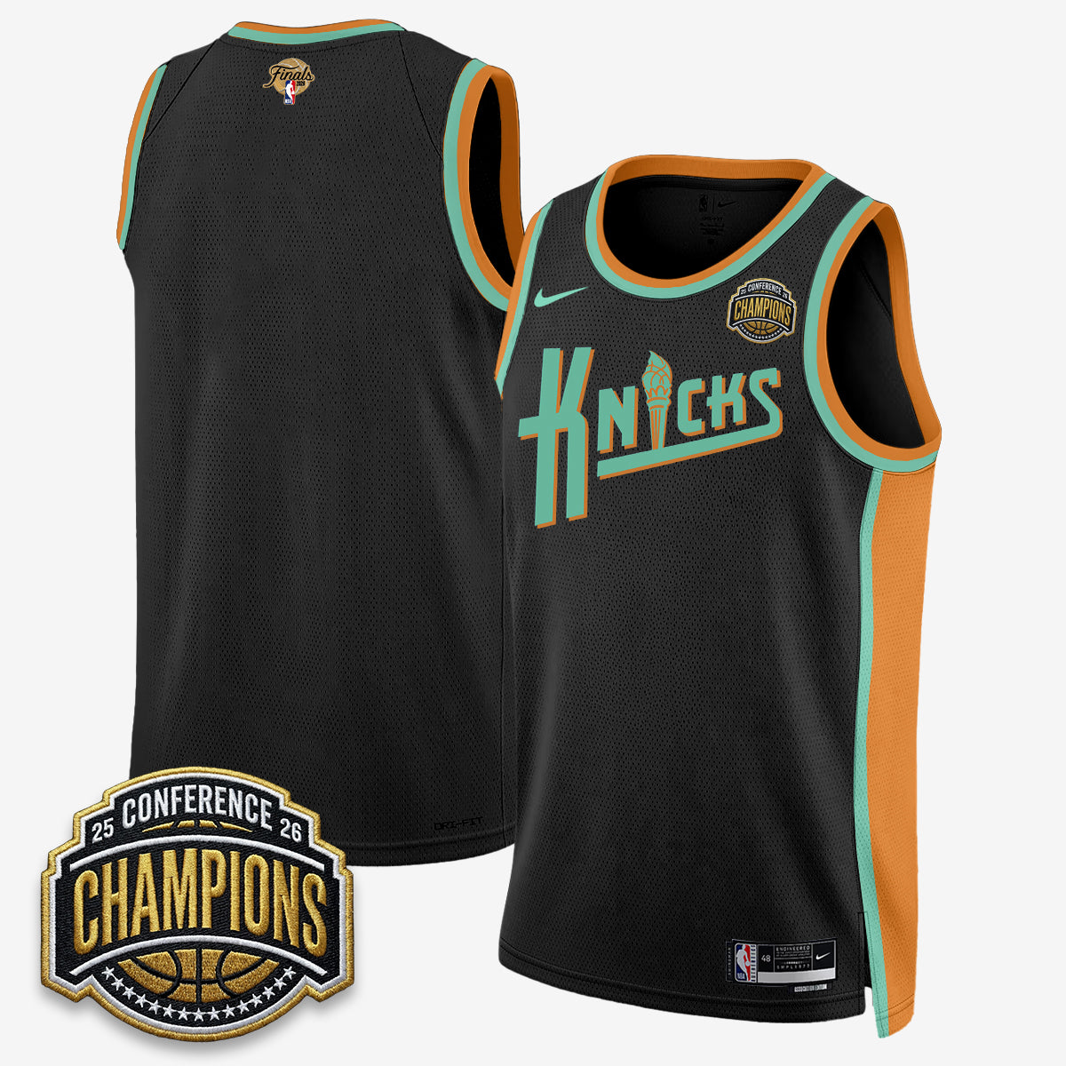 NYK 2026 Eastern Conference Champions Special Edition Jersey V2- Stitched product image 18, provided for visual reference