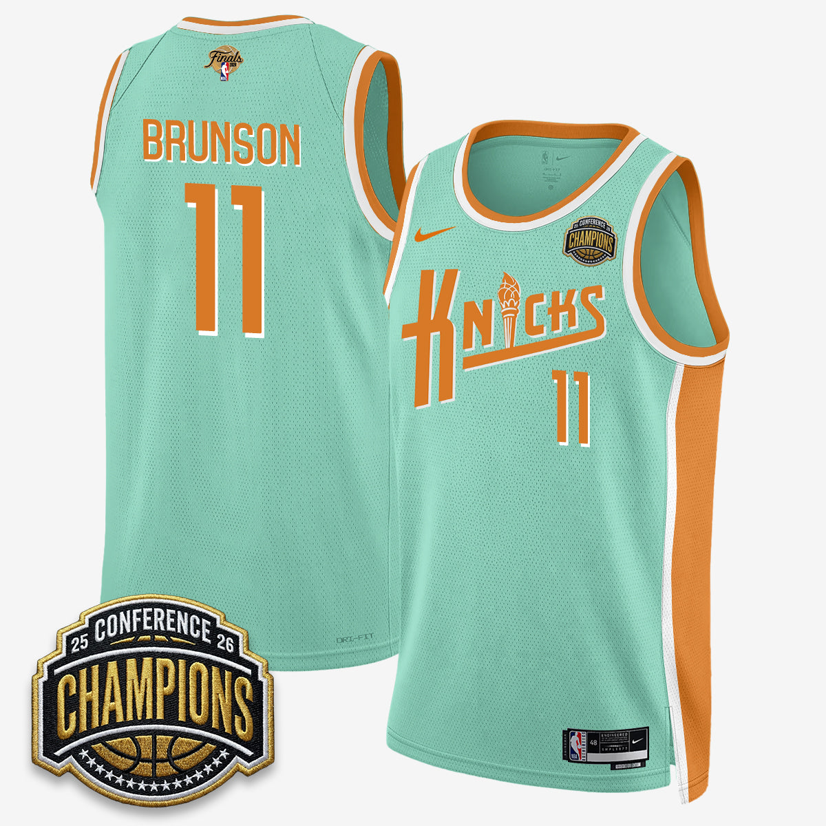 NYK 2026 Eastern Conference Champions Special Edition Jersey V2- Stitched product image 19, provided for visual reference