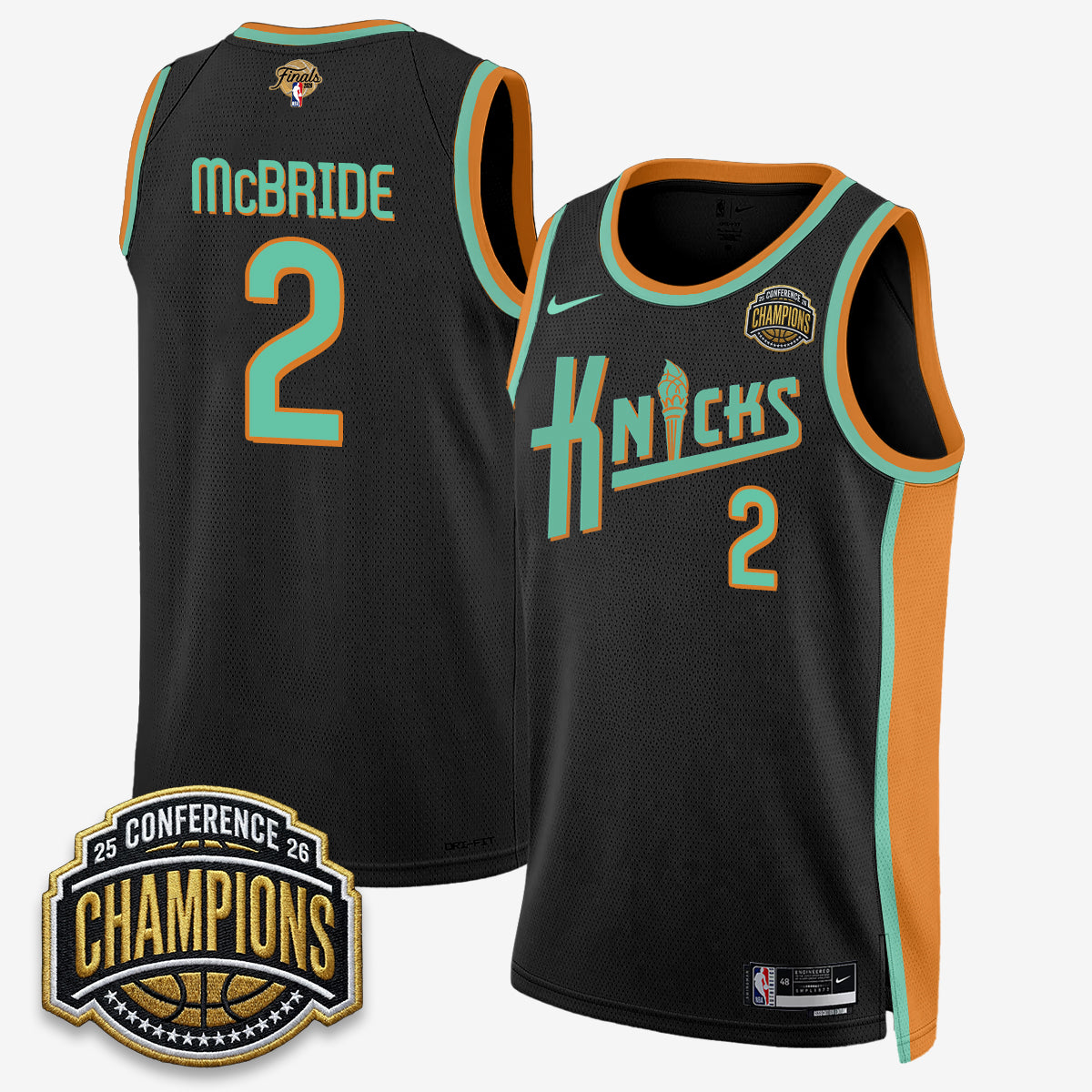 NYK 2026 Eastern Conference Champions Special Edition Jersey V2- Stitched product image 16, provided for visual reference