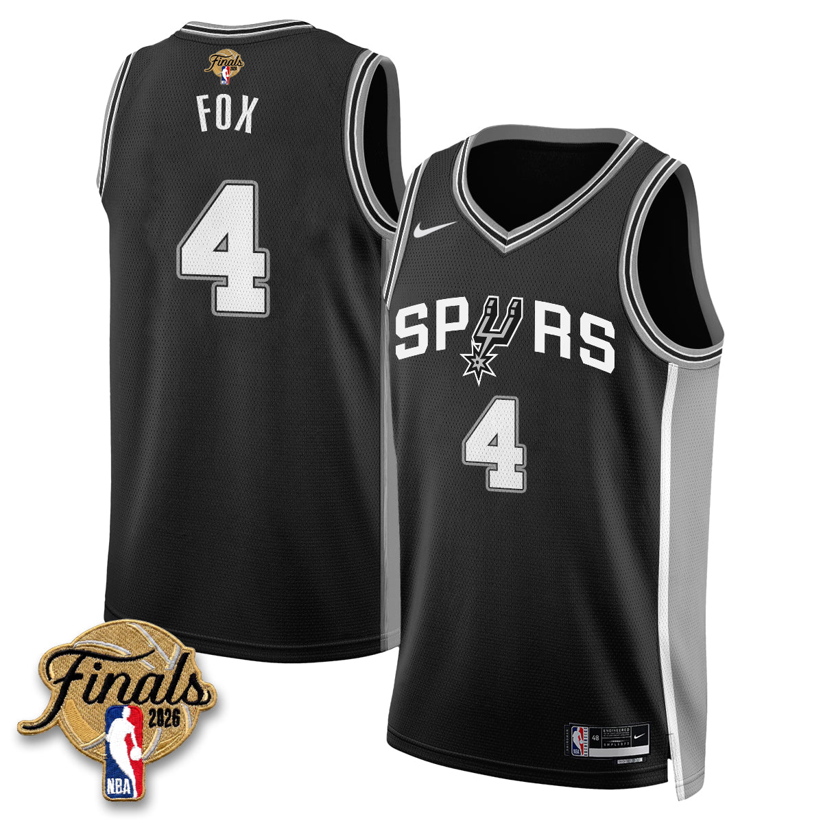 SAS 2026 NBA Western Conference Champions Vapor Jersey V2- Stitched product image 11, provided for visual reference and