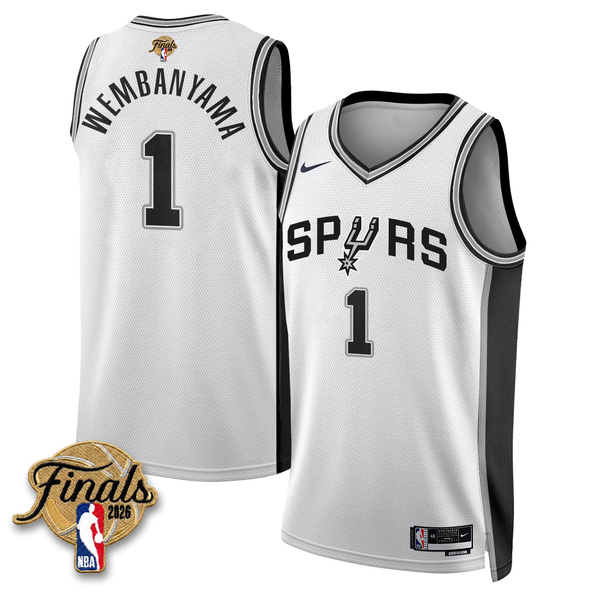 SAS 2026 NBA Western Conference Champions Vapor Jersey V2- Stitched product image 1, provided for visual reference and