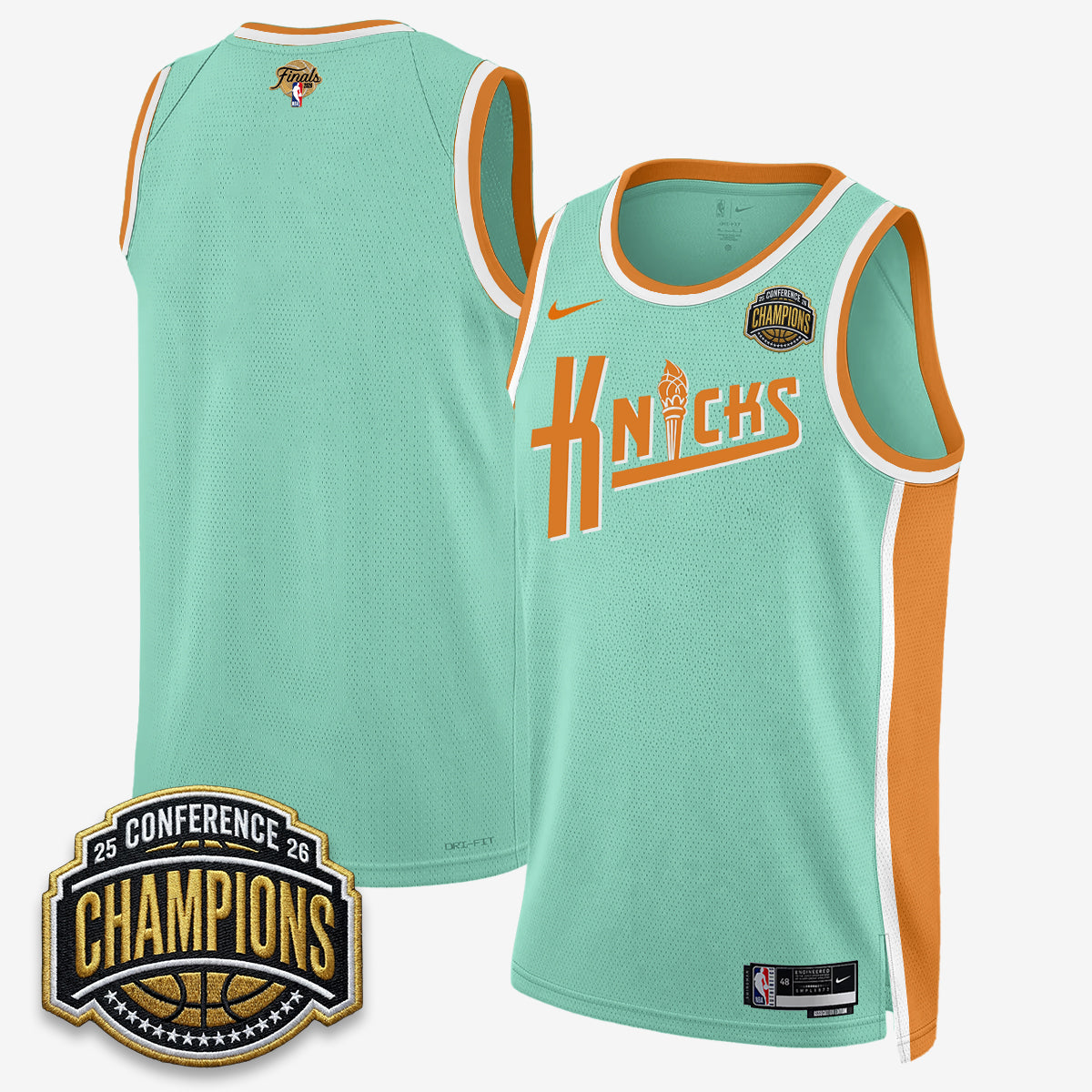 NYK 2026 Eastern Conference Champions Special Edition Jersey V2- Stitched product image 27, provided for visual reference