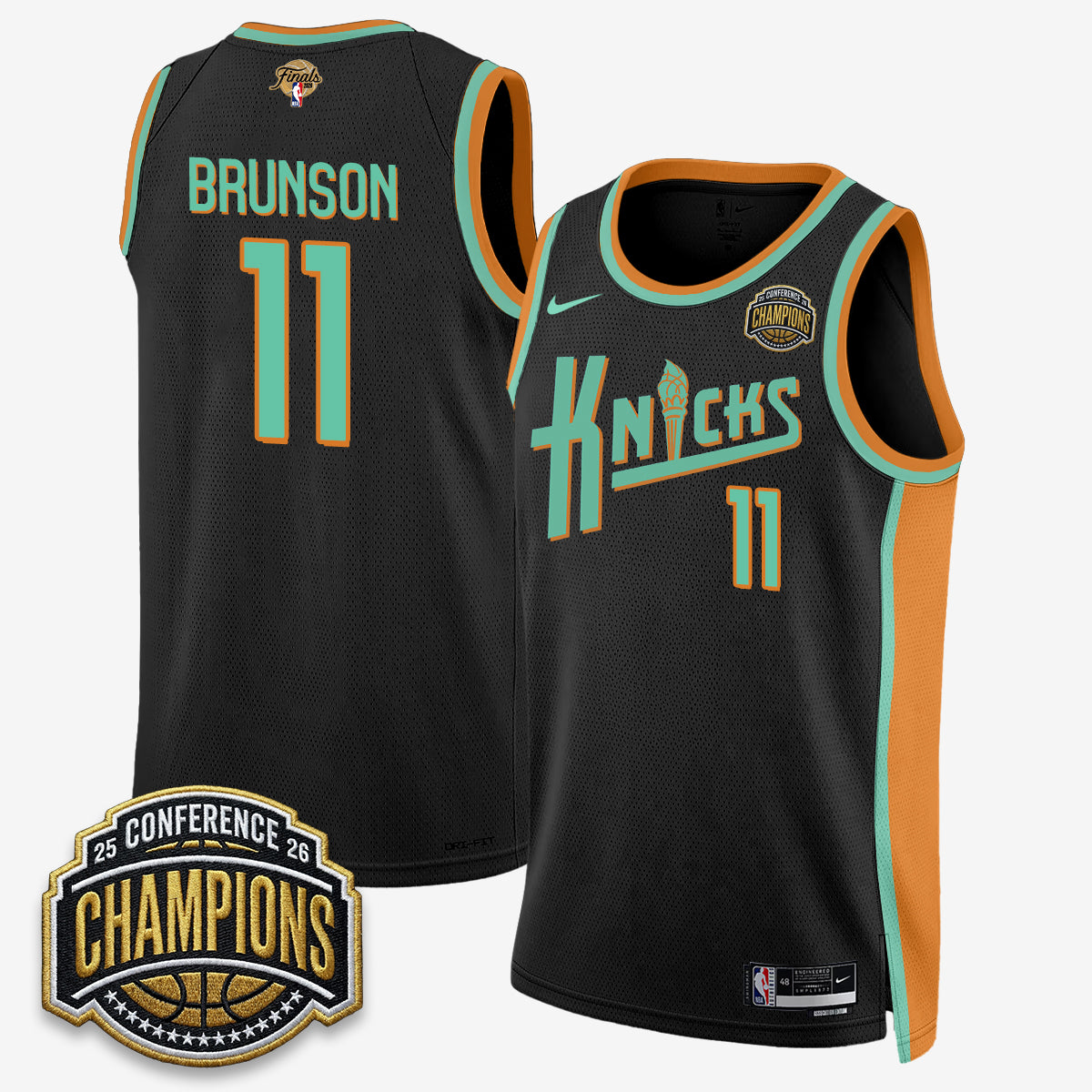 NYK 2026 Eastern Conference Champions Special Edition Jersey V2- Stitched product image 10, provided for visual reference