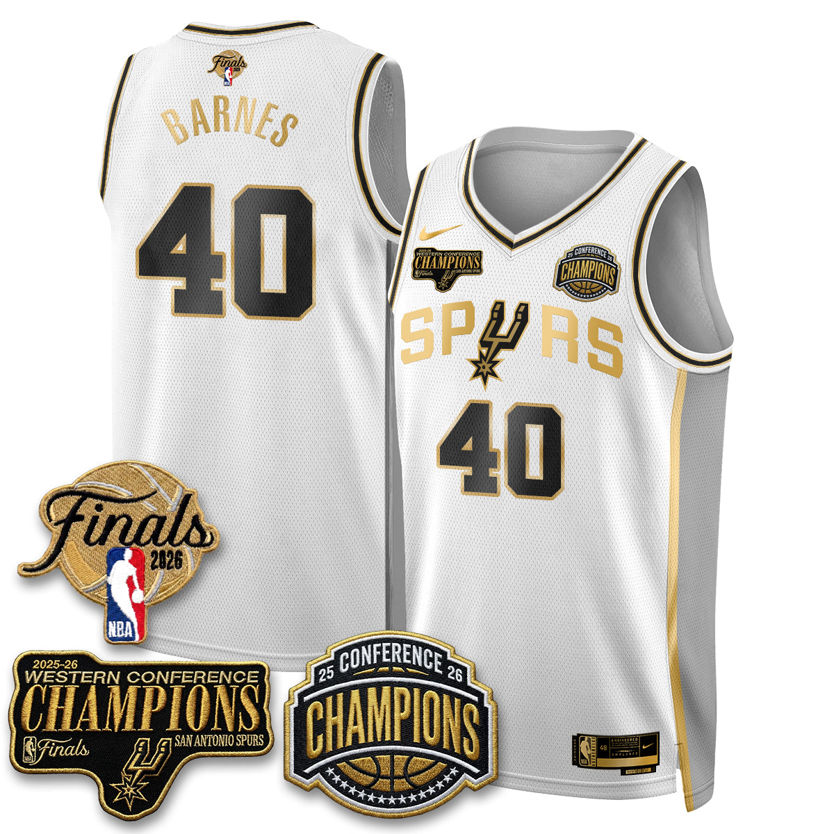 SAS 2026 NBA Western Conference Champions Vapor Special Edition Jersey - Stitched (1) product image 34, provided for visual