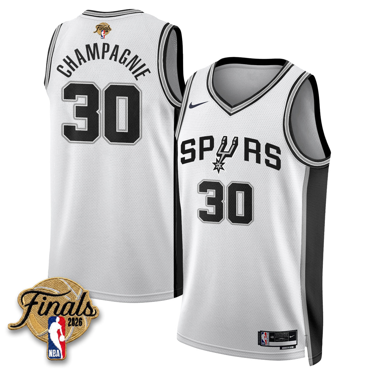 SAS 2026 NBA Western Conference Champions Vapor Jersey V2- Stitched product image 8, provided for visual reference and