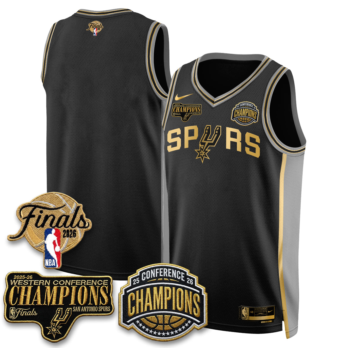 SAS 2026 NBA Western Conference Champions Vapor Special Edition Jersey - Stitched (1) product image 17, provided for visual