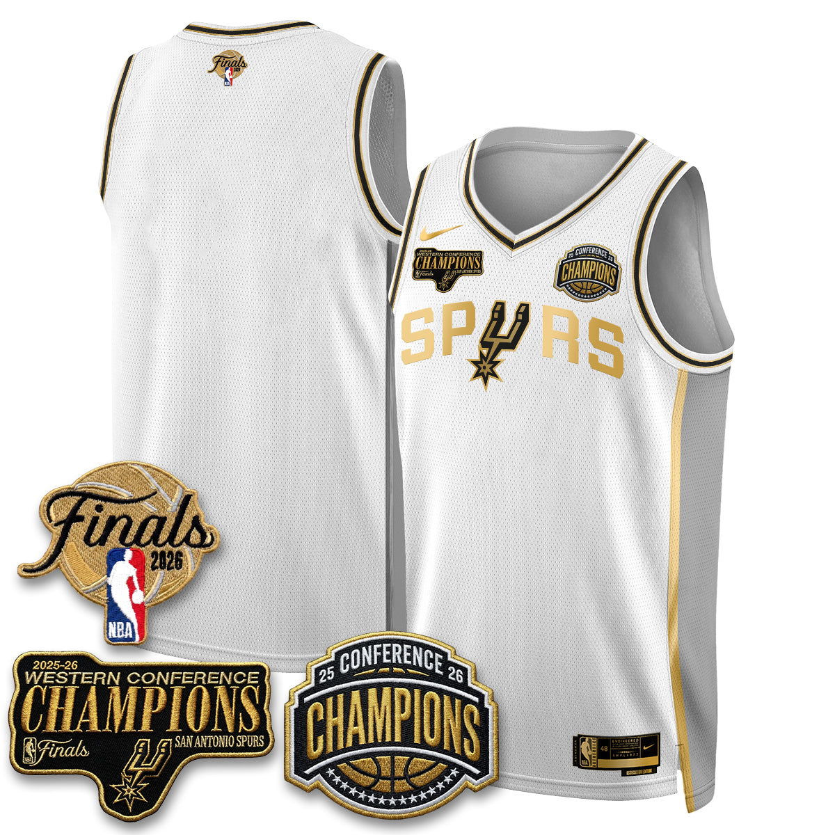 SAS 2026 NBA Western Conference Champions Vapor Special Edition Jersey - Stitched (1) product image 36, provided for visual