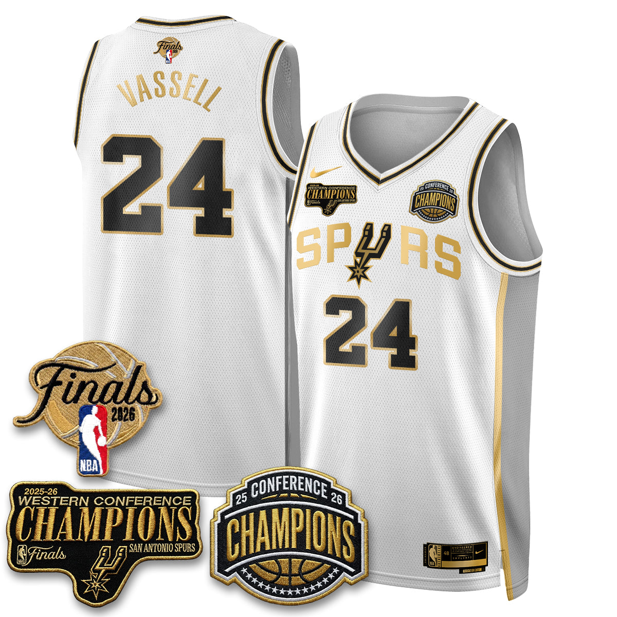 SAS 2026 NBA Western Conference Champions Vapor Special Edition Jersey - Stitched (1) product image 30, provided for visual