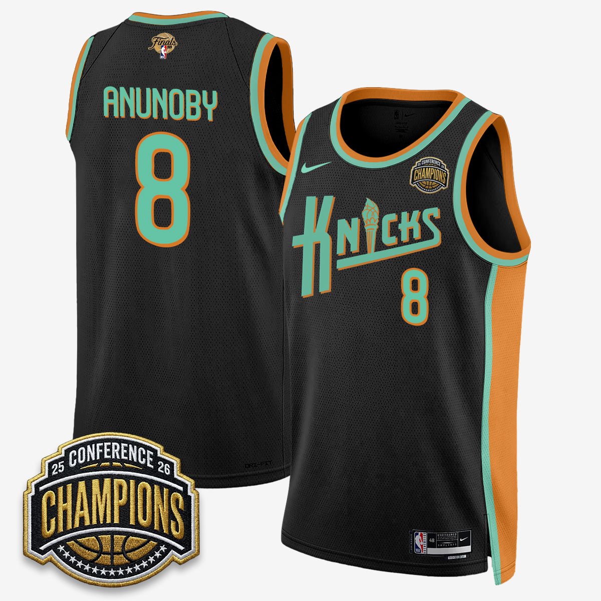 NYK 2026 Eastern Conference Champions Special Edition Jersey V2- Stitched product image 12, provided for visual reference