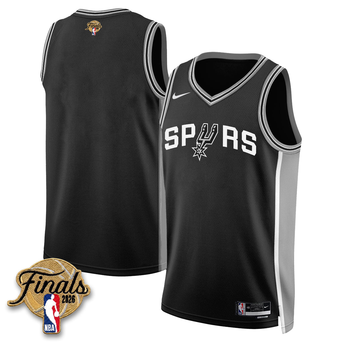 SAS 2026 NBA Western Conference Champions Vapor Jersey V2- Stitched product image 18, provided for visual reference and