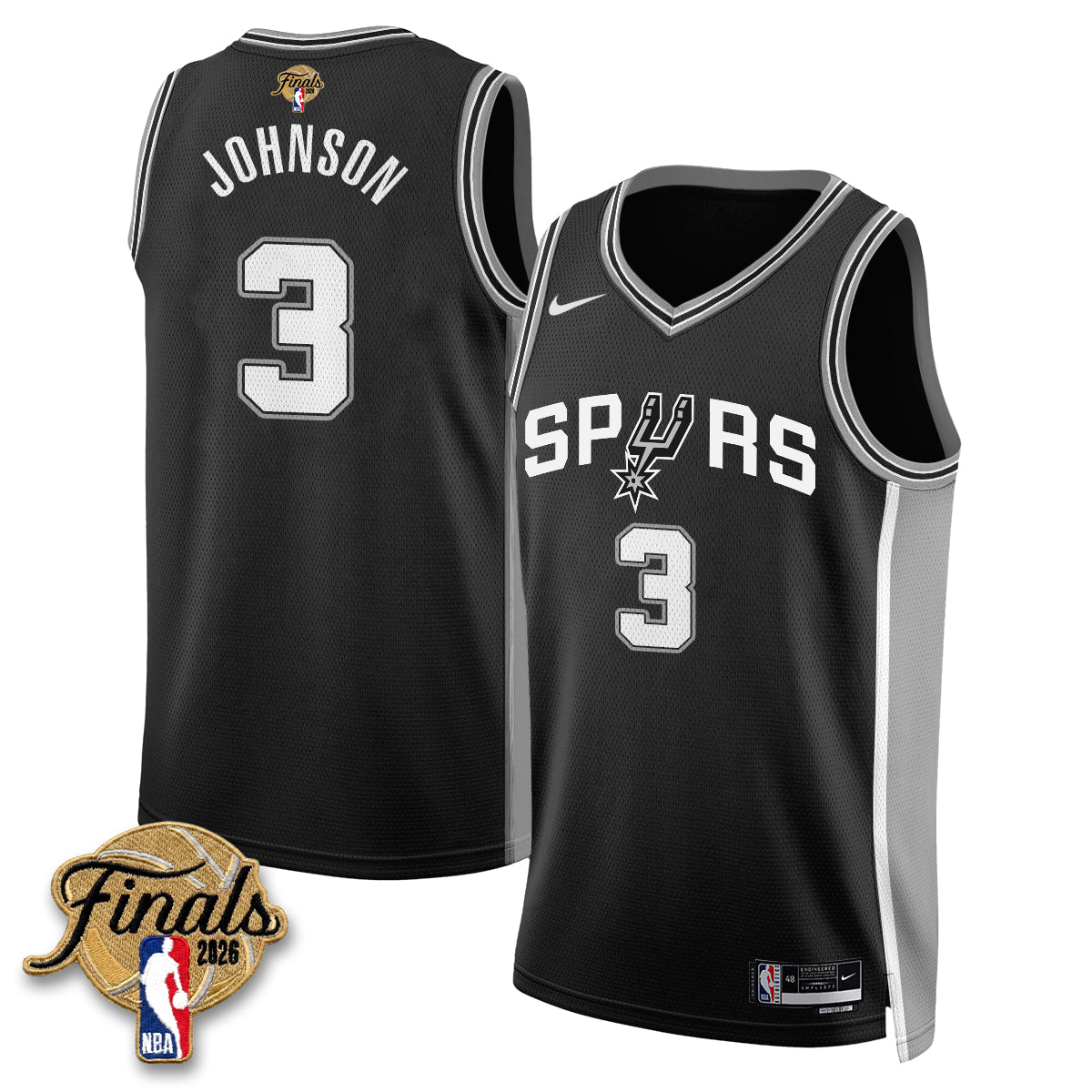 SAS 2026 NBA Western Conference Champions Vapor Jersey V2- Stitched product image 14, provided for visual reference and