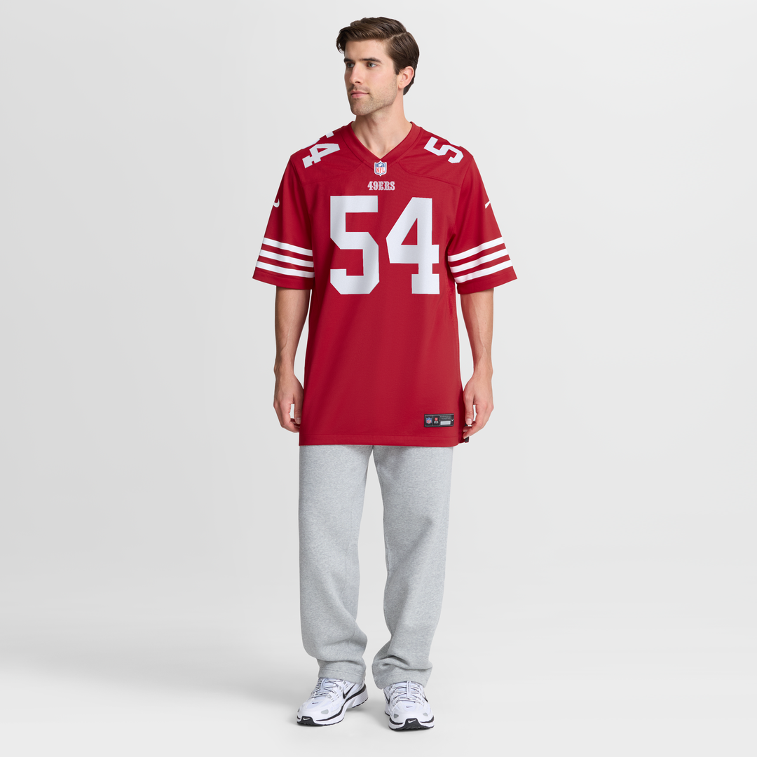 San Francisco 49ers Fred Warner Nike White Game Jersey product image 13