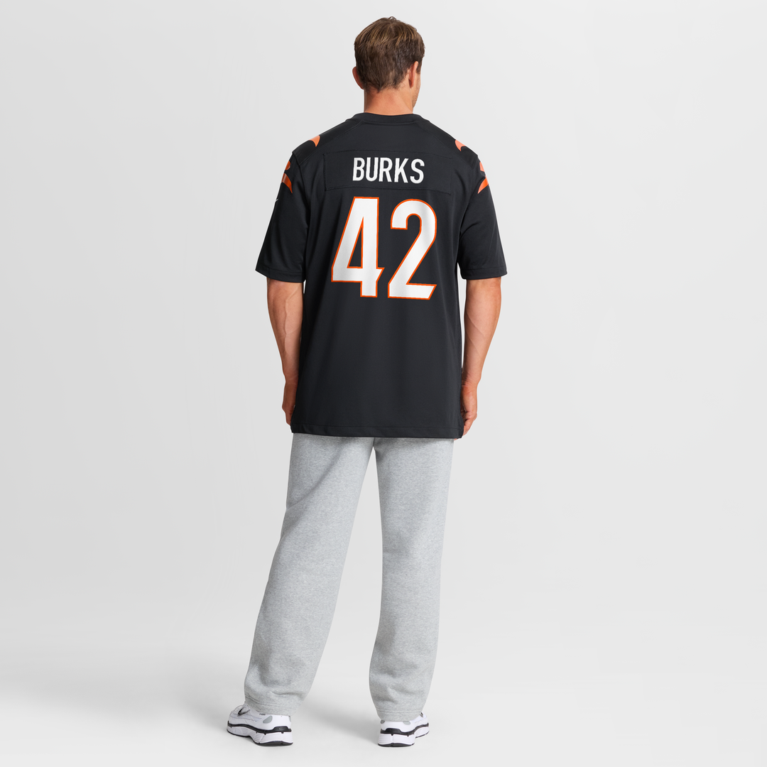 Cincinnati Bengals Oren Burks Nike Black Game Jersey product image 8