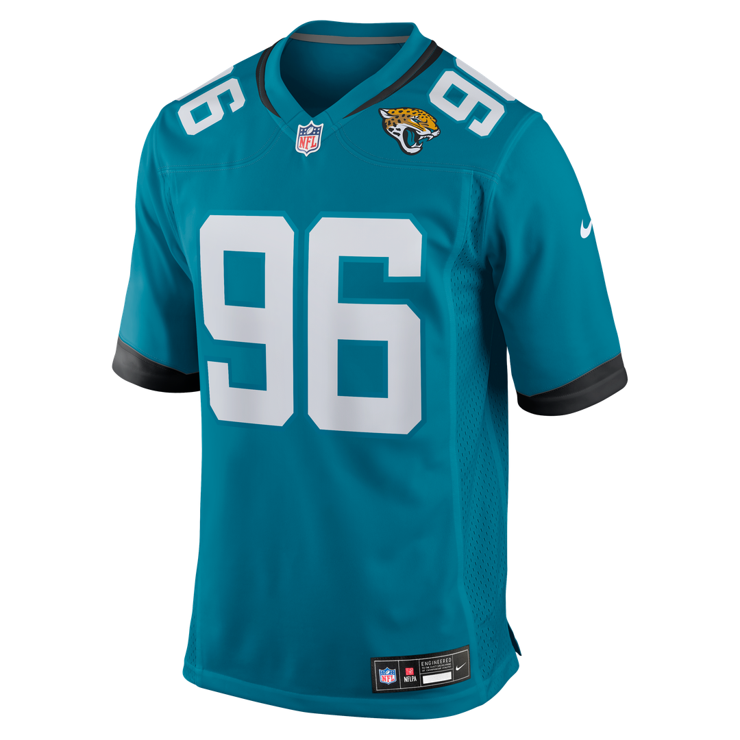 Jacksonville Jaguars Adam Gotsis Nike Teal Game Jersey product image 2