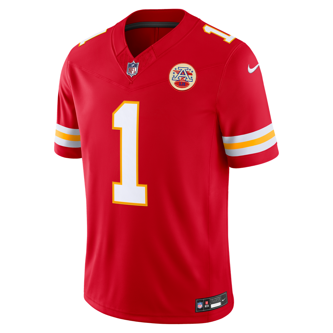 Kansas City Chiefs Xavier Worthy Nike Red Team Vapor FUSE product image 2