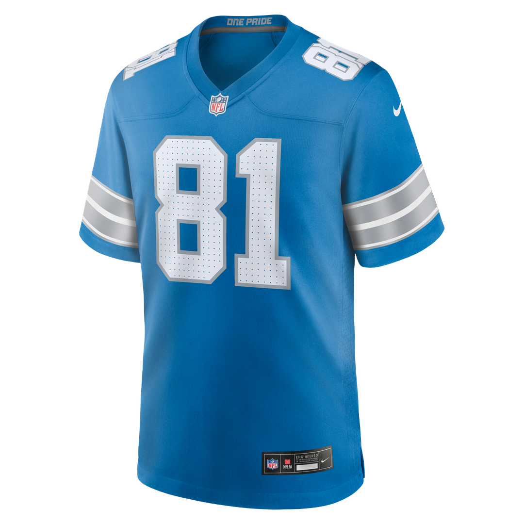 Detroit Lions Calvin Johnson Nike Blue Team Retired Game product image 2