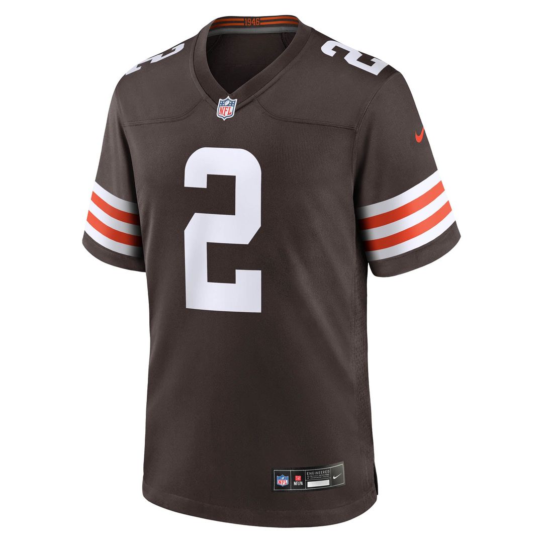 Cleveland Browns Shedeur Sanders Nike Brown Game Jersey product image 2