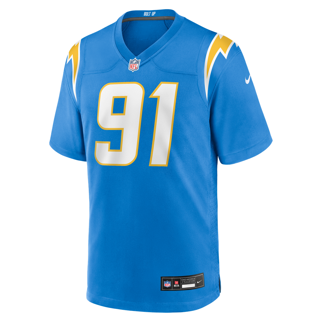 Los Angeles Chargers Nick Barrett Nike Powder Blue Game product image 4