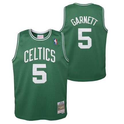 Boston Celtics Kevin Garnett Mitchell & Ness Kelly Green 2007-08 Hardwood Classics Swingman Jersey product image 1, provided