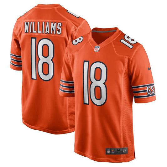 Chicago Bears Caleb Williams Nike Orange Alternate Game product image 1