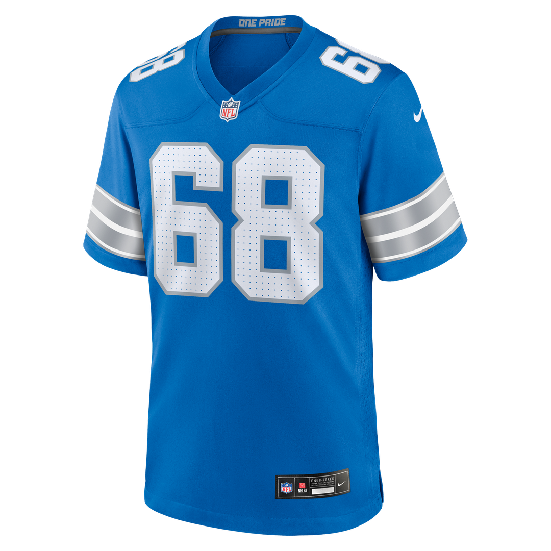 Detroit Lions Taylor Decker Nike Blue Game Jersey product image 2