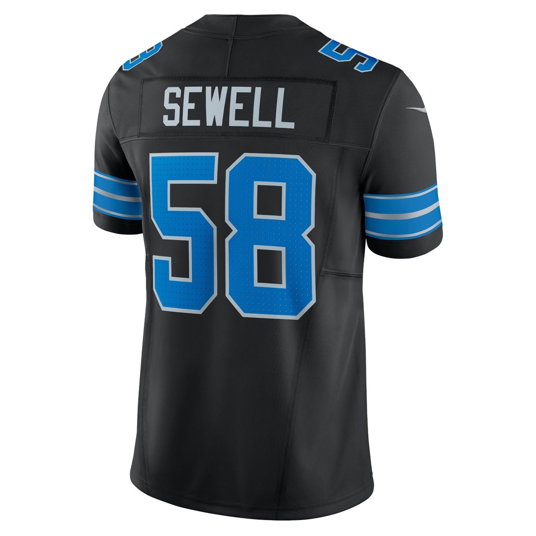 Detroit Lions Penei Sewell Nike Black Vapor FUSE Alternate product image 3
