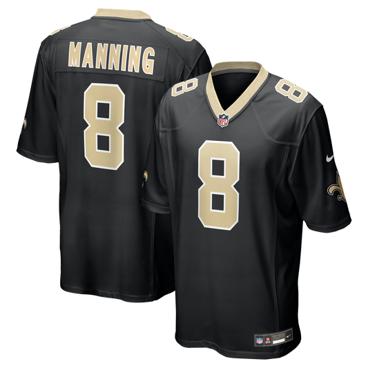 New Orleans Saints Archie Manning Nike Black Retired Player product image 1